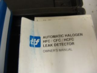 TIF Instruments 5650 Automatic Halogen Leak Detector 6