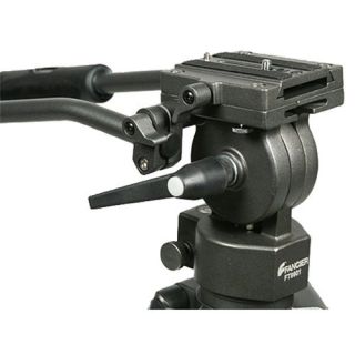 Duty 75mm Video Camera Tripod with Fluid Drag Pan Head FT9901