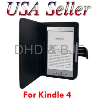 PU Leather Case for  Kindle 4 4th Generation Edition