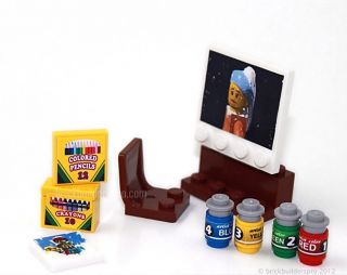 Artist Supplies Accessories Lego® Custom food 10185 10182 city, Train