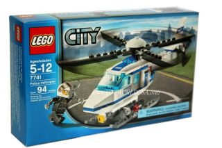 lego building toy set city police helicopter 7741 number of pieces 94