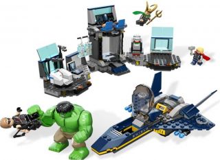 Lego Marvel Super Heros 6868 Hulks Helicarrier Breakout Free Shipping