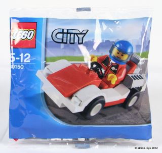 LEGO CITY   RACING CAR + DRIVER MINI FIGURE   SET 30150   NEW!