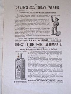 1890 Antique Medical Ad Alcoholism Opium Addiction Treatment ft