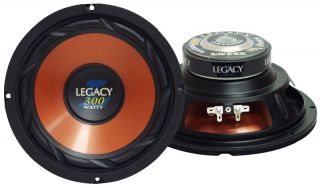Legacy Car Stereo LWF8X New 8 L Series Poly Coated Woofers 300 Watt