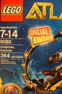 Lego Atlantis 8080 Underwater Sea Explorer Age 7 14 New