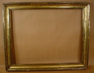 1830s Lemon Gold Leaf Gilt Federal Period Picture Frame 18 3 8 x 14 3