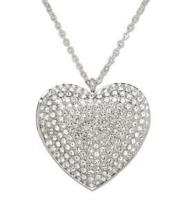 Swarovski Necklace, Memory Floating Heart Crystal Pendant   Fashion