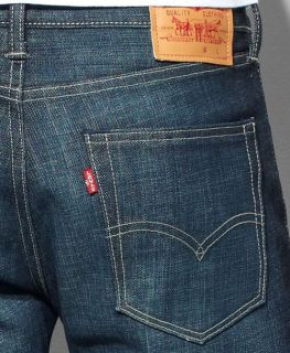 Levis Mens 505 Straight Fit Jeans Raw Chipped 0775