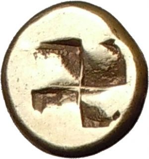 Phokaia Lesbos 477BC Electrum Hekte Greek Coin w Sappho