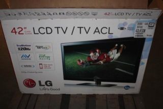 LG 42 LCD 120 Hz 1080p HDTV Television TV 42LK520