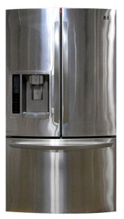 LG 24 7 CU ft French Door Refrigerator Stainless Steel LFX25975ST