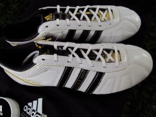 Adipure IV 4 SL FG Super Light US 8 Soccer Boot Shoe Cleats WHITE