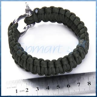 Military Camping/Hiking/Hunting Survival Bracelet Parachute Cord
