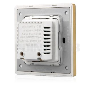 Steel Modern Home Touch Control Wall Light Switch Plate