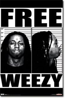 Lil Wayne Poster Tha Carter Free Weezy Mug Shot 5275