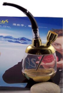 Cigarette Holder Water Smoking Liquid Filter Reduce Tar Gold/Silver