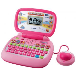 Vtech Tote Go Laptop with Web Connect Pink Damaged Box