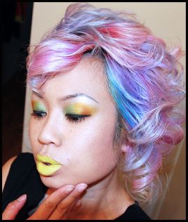 Fruit High Gloss Lipstick Lip Neon Yellow Lime Cyber Drag Queen
