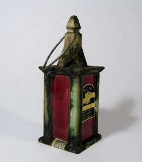 Vintage 1960 Figural Lantern Liquor Ceramic Decanter