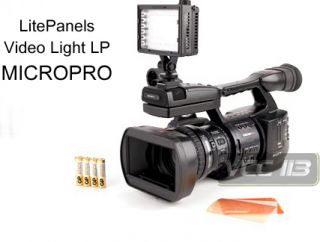 Litepanels Micropro on Camera Video Light Operates 4 AA