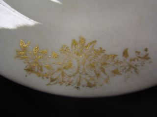 National China Platter Gold Floral Salineville Ohio