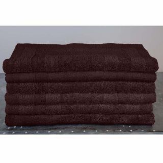 Reversible Cotton Bath Rug Chocolate Small from Brookstone