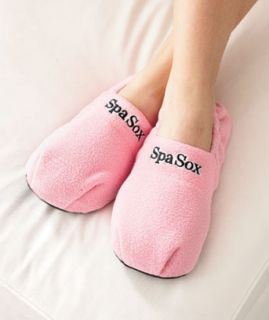 Therapeutic Hot Sox or Cold Slippers with Plush Fleece Linseed