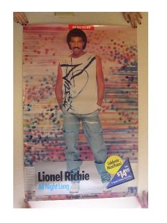 Lionel Richie Poster All Night Long Old