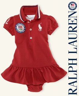 Ralph Lauren Baby Dress, Baby Girls Team USA Olympic London Polo