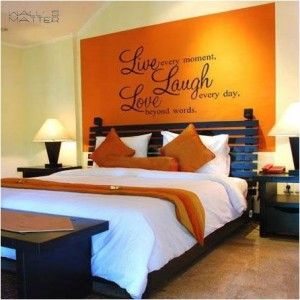 Home Decor Decal Vinyl Wall Sticker Wall Quote Decals  Live Laugh Love