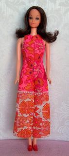 Vintage Barbie Doll 1972 Walk Lively Steffie in Orig Outfit