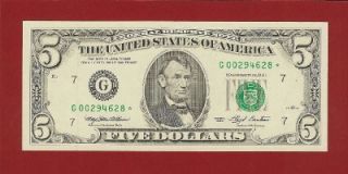 US Currency 1993★ $5 FRN ★star★ Old Paper Money Gem CU