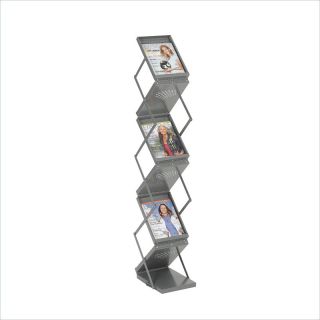 Set Go Double Sided Folding Literature Display Magazine Rack