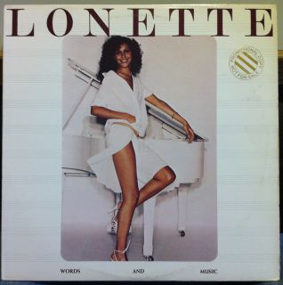 Lonette McKee Words and Music LP VG Promo BSK 3215 Vinyl 1978 Record