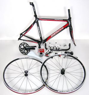 New Eddy Merckx LXM Full Carbon Road Bike Kit SRAM FSA Selle Italia