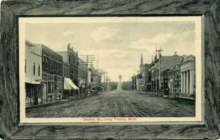 Long Prairie Minnesota MN 1909 Downtown Osakis St Bank