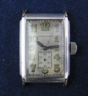 Vintage Longines 1928 Running Wristwatch Awesome Original Dial for