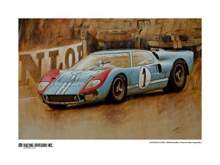 Exoto 1/10 Ford 1966 GT40 MKII Second, LeMans 24 hr #1 Miles/Hulme