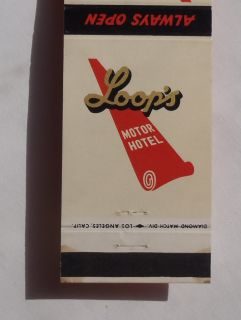 Matchbook Loops Oxnard Tarzana Montalvo Carpenteria Lompoc Ventura CA