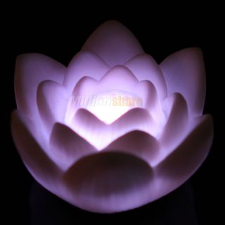 New LED Colorful Lotus Flower Nightlight Lamp About Color Seven