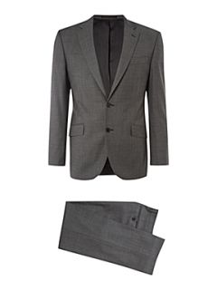 St James Sharkskin Three Piece Suit Grey   