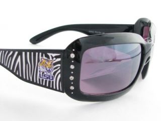 Louisiana State Tigers Black Zebra Women Sunglasses LSU Officially