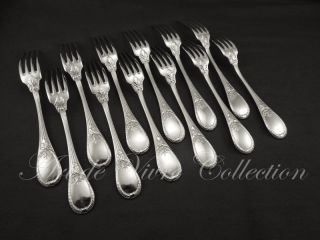 Christofle Trianon 12 Dinner Forks Fourchettes de Table 21 5cm