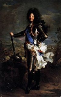 Luigi XIV Borbone Francia Incisione Originale 1820