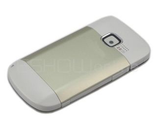 New White gold full Housing Cover+ Keypad for Nokia C3 To Replace