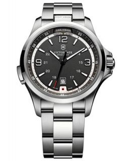 Victorinox Swiss Army Watch, Mens Night Vision Stainless Steel