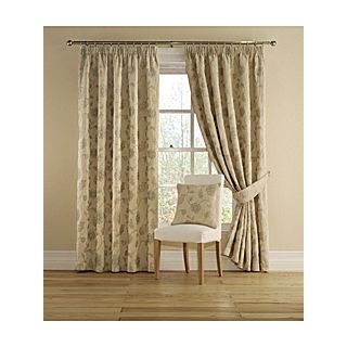 Montgomery Poppy trail curtains in pale blue   