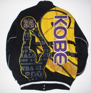 XXL NBA Los Angeles Lakers Kobe Bryant Embroidered Cotton Jacket XXL