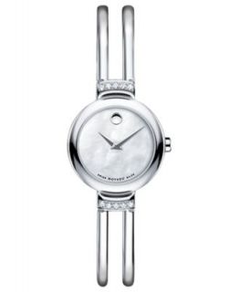 Movado Watch, Womens Swiss Harmony Diamond (1/8 ct. t.w.) Stainless